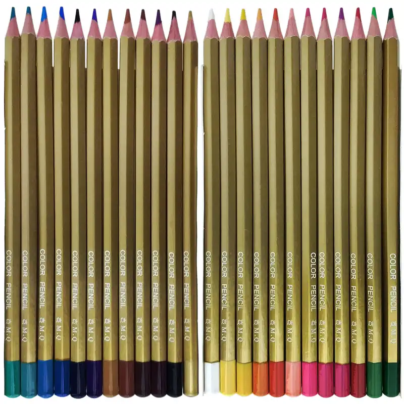 مداد رنگی 24 رنگ ام کیو مدل 00024G