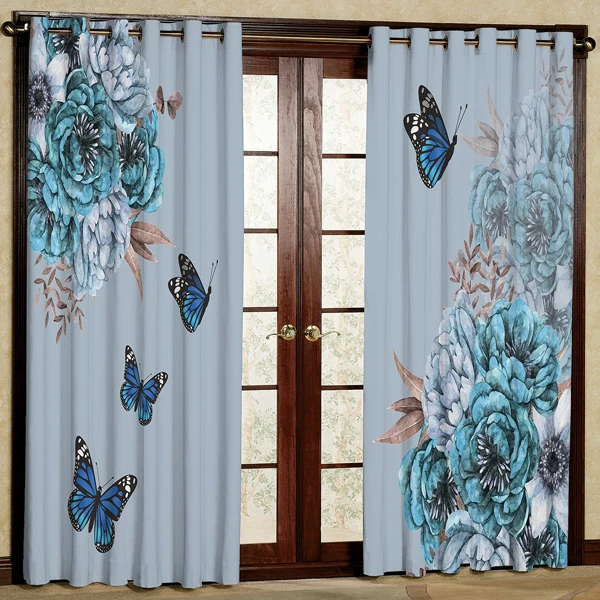 پرده پانچی کد 5484 سایز 280x140 سانتی متر