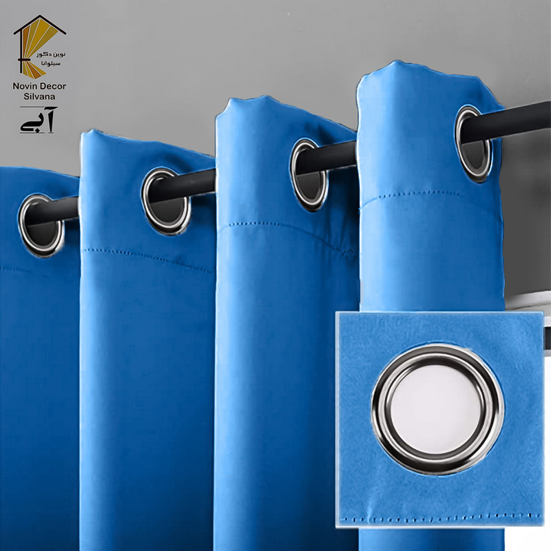 پرده نوین دکور سیلوانا مدل لاکچری 180 _ 1 سایز 180x140 سانتی‌متر