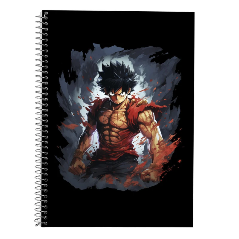 دفتر زبان 50 برگ مدوپد مدل دوخط طرح Demon Slayer کد DF10985