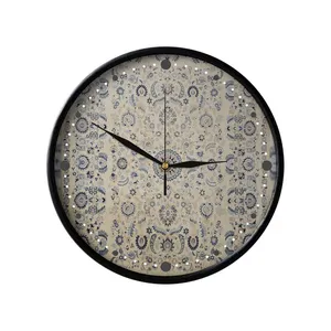 ساعت دیواری مدوپد طرح فرش کاشان مدل C-Kashan03