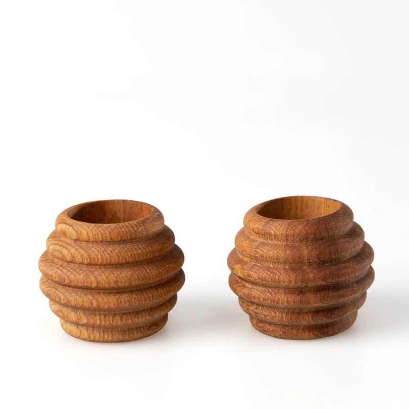 شمعدان چوبی مدل SD6 مجموعه 2 عددی