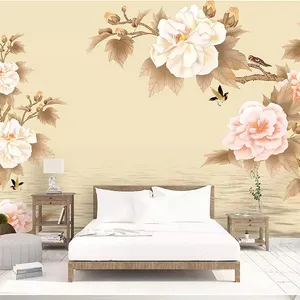 پوستر دیواری سه بعدی مدل نقاشی شاخه گل DVRF1371