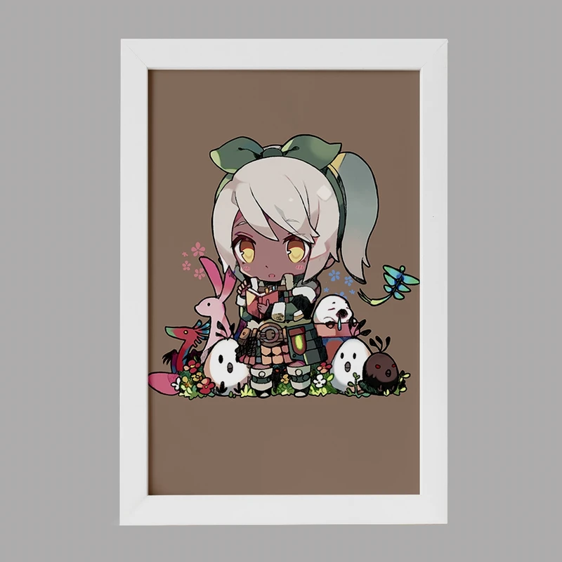 تابلو خندالو مدل بازی شکارچی هیولا (Monster Hunter) کد 33256