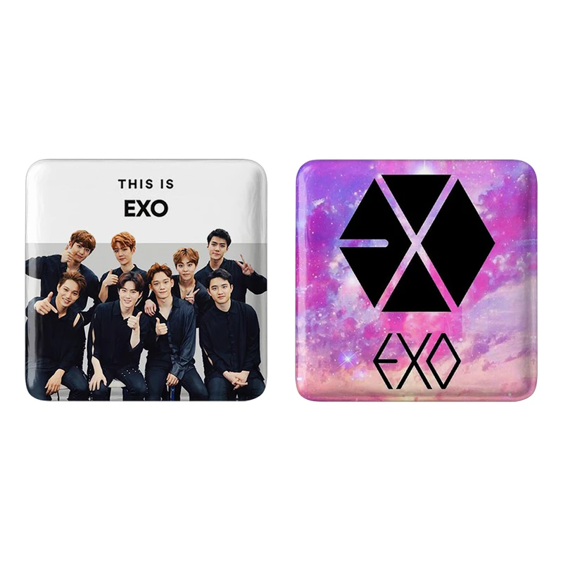 مگنت خندالو مدل گروه اکسو EXO کد 25352529 مجموعه 2 عددی