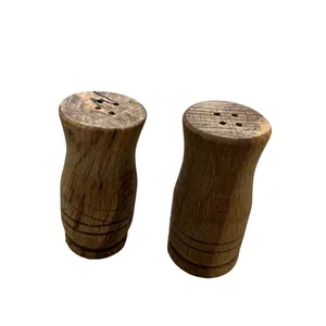 نمکدان چوبی مدل دایره 7. کد 1095