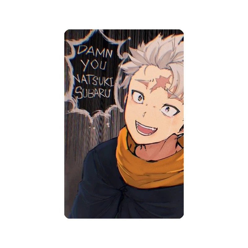 استیکر کارت مدل انیمه طرح ری زیرو ناتسوکی سوبارو کد 5543