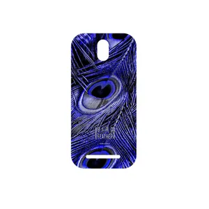 MAHOOT Purple Feather Cover Sticker for HTC Desire 500