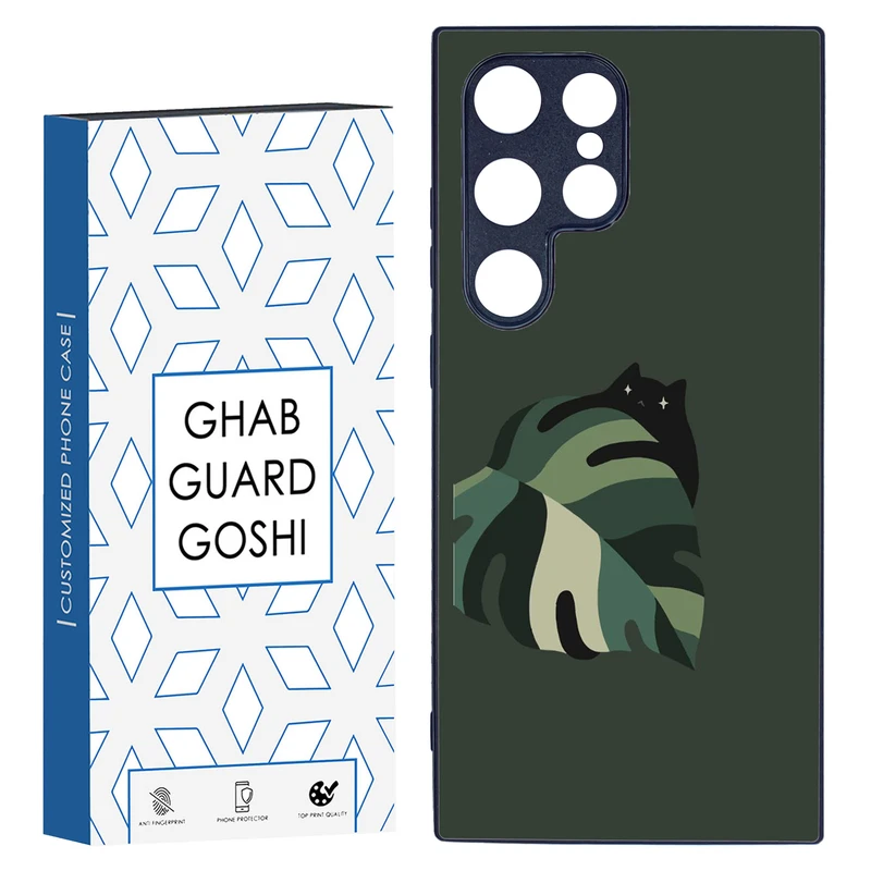 کاور قاب گارد گوشی طرح گربه کد TPU-048 مناسب برای گوشی موبایل سامسونگ Galaxy S24 ULTRA