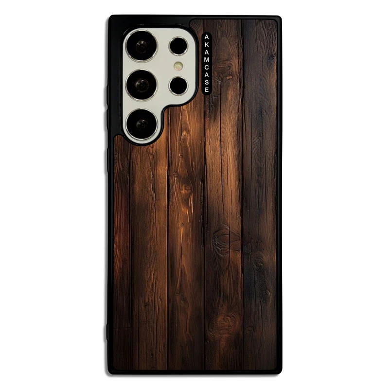 کاور آکام مدل AMC-WSGS23U-WOOD-23 مناسب برای گوشی موبایل سامسونگ Galaxy S23 Ultra