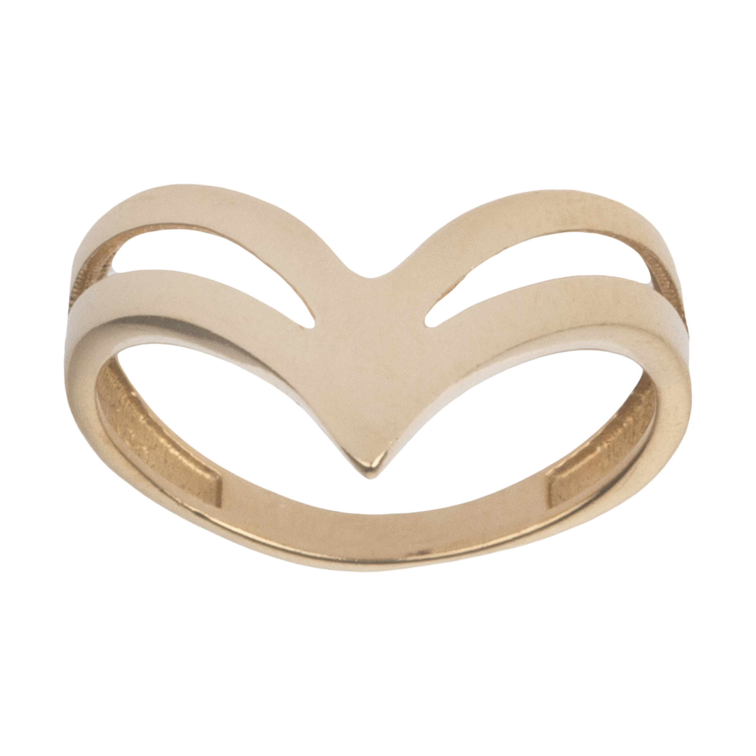انگشتر طلا 18 عیار زنانه میو گلد مدل GD520
