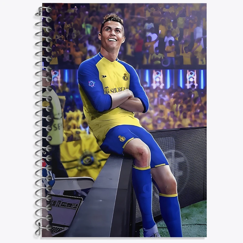 دفتر نت موسیقی 50 برگ خندالو طرح کریستیانو رونالدو کد N4494