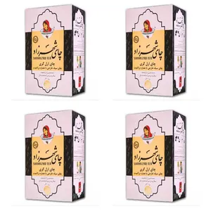 چای سیاه خارجی سیلان شکسته ارل گری با طعم برگاموت شهرزاد - 400 گرم بسته 4 عددی