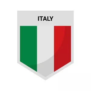استیکر خودرو پویا مارکت طرح ایتالیا کد 2484