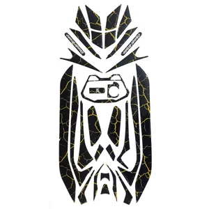  برچسب بدنه موتورسیکلت مدل YELOW-01 مناسب برای کلیک