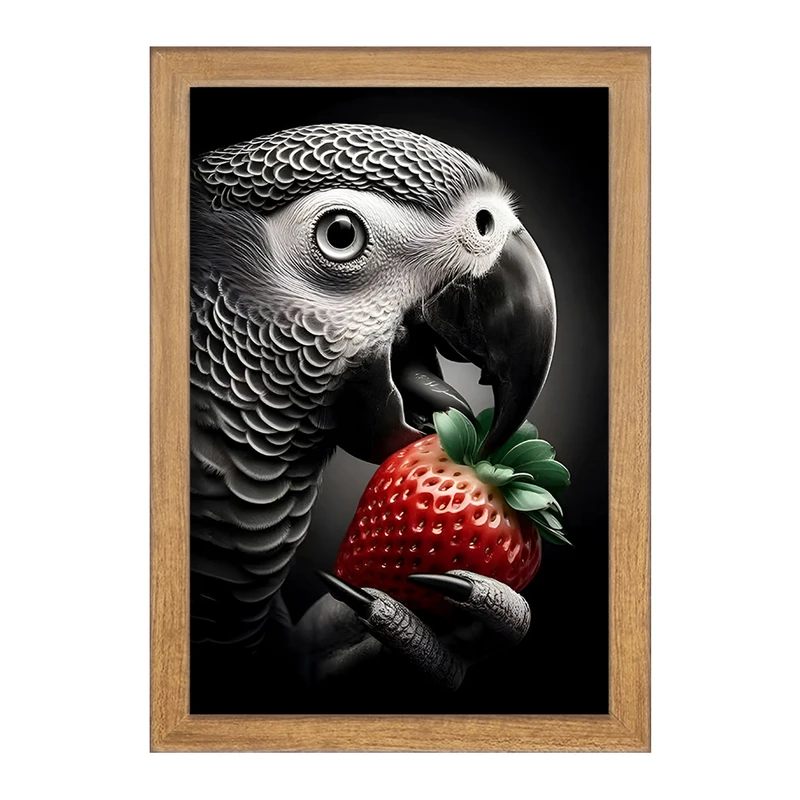 تابلو خندالو مدل کاسکو (Grey parrot) کد F11998