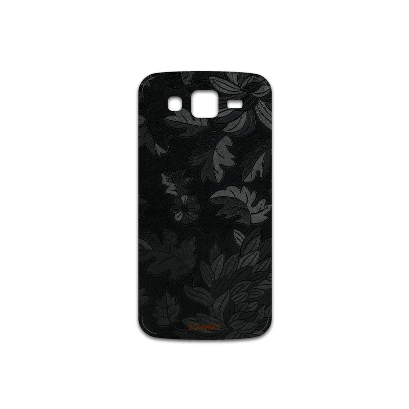 برچسب پوششی ماهوت مدل Black-Wildflower مناسب برای گوشی موبایل سامسونگ Galaxy Grand 2