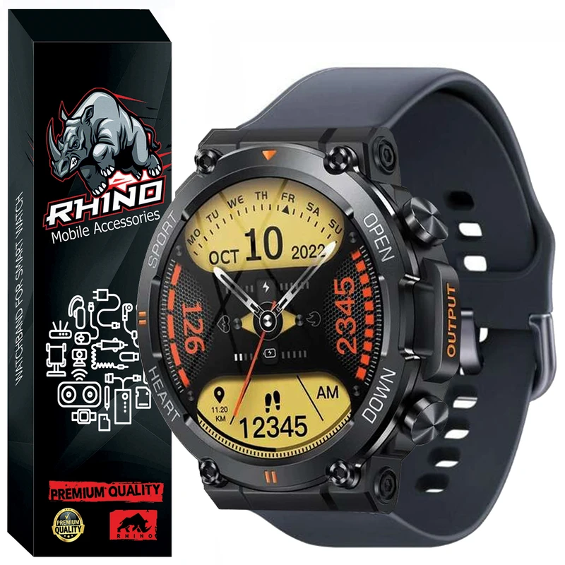 بند راینو مدل Silic-SQ مناسب برای ساعت هوشمند اسمارت واچ K56 Pro / K56 Pro Ultra