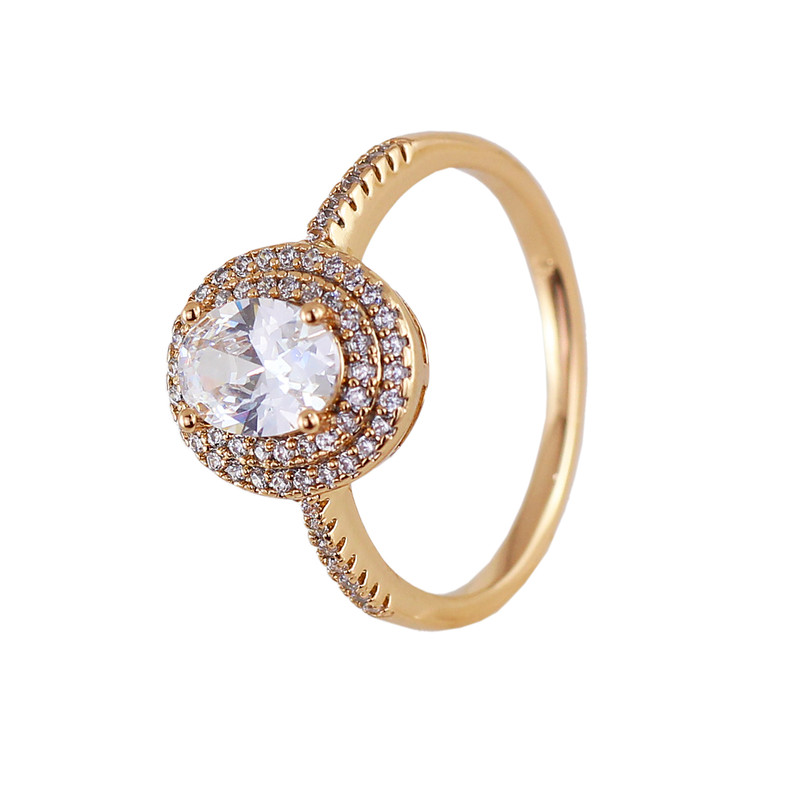 انگشتر زنانه ژوپینگ مدل سولیتر کد L464