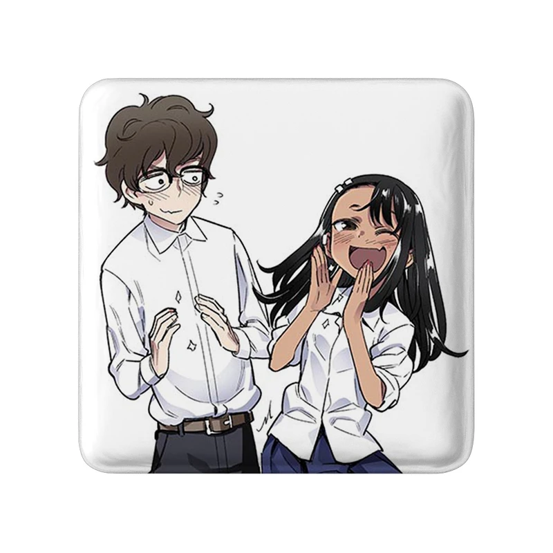 پیکسل خندالو طرح ناگاتارو و نائوتو انیمه ناگاتورو مدل مربعی کد 34021