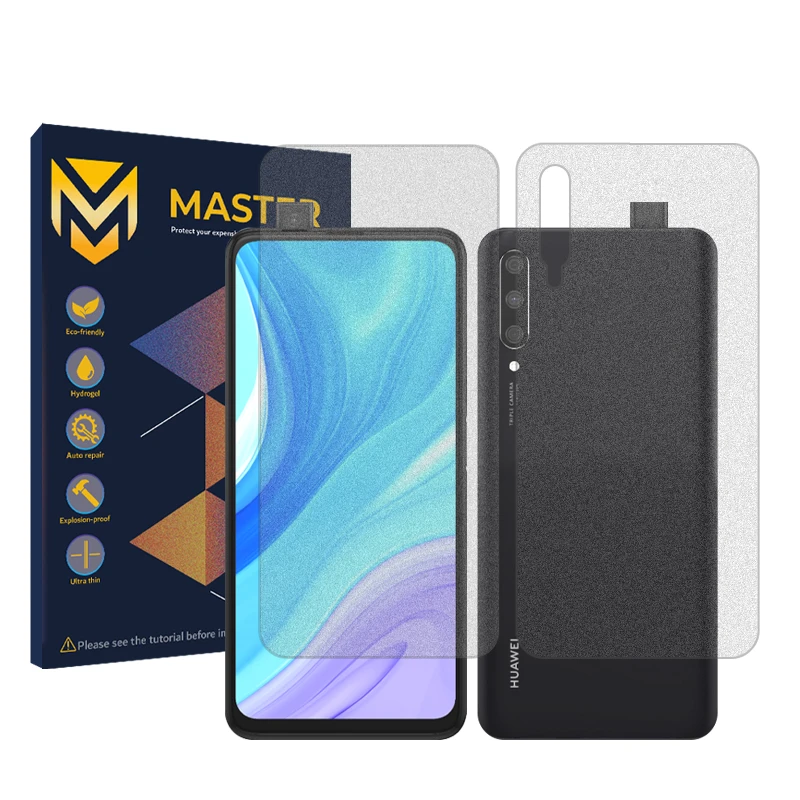 محافظ صفحه نمایش مات مستر مدل Resistant مناسب برای گوشی موبایل هوآوی Y9s به همراه محافظ پشت گوشی