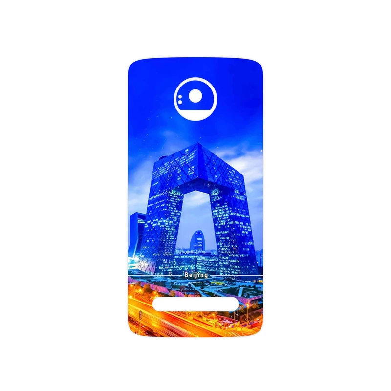 برچسب پوششی ماهوت مدل Beijing city مناسب برای گوشی موبایل موتورولا Moto Z2 Play