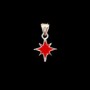 آویز گردنبند نقره زنانه گیرا مدل استار G776