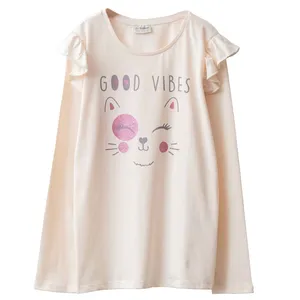 تی شرت آستین بلند دخترانه ال سی وایکیکی مدل W1BR45Z4