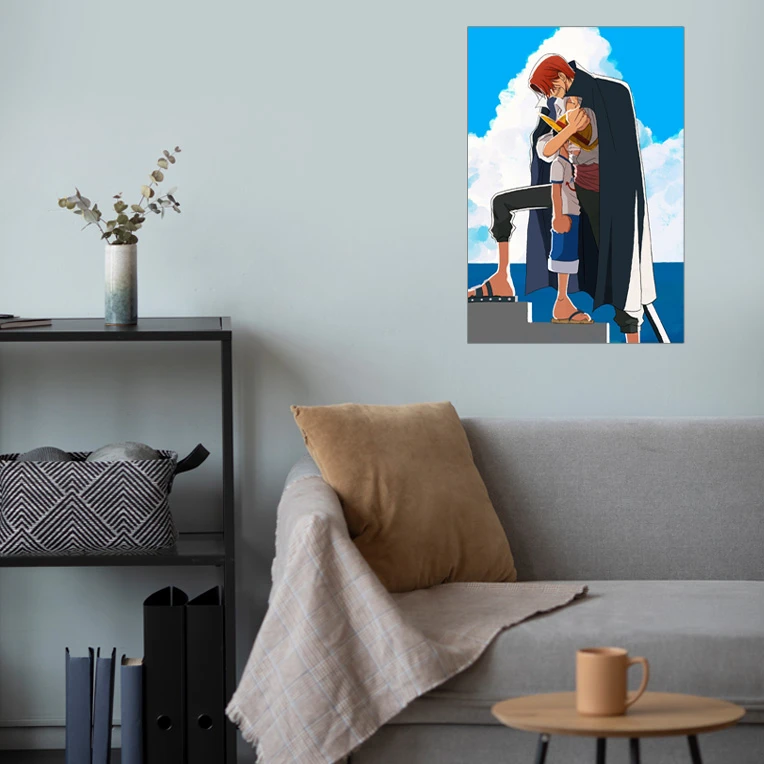پوستر گوفی مدل شنکس انیمه وان پیس طرح One Piece Shanks کد HUG23
