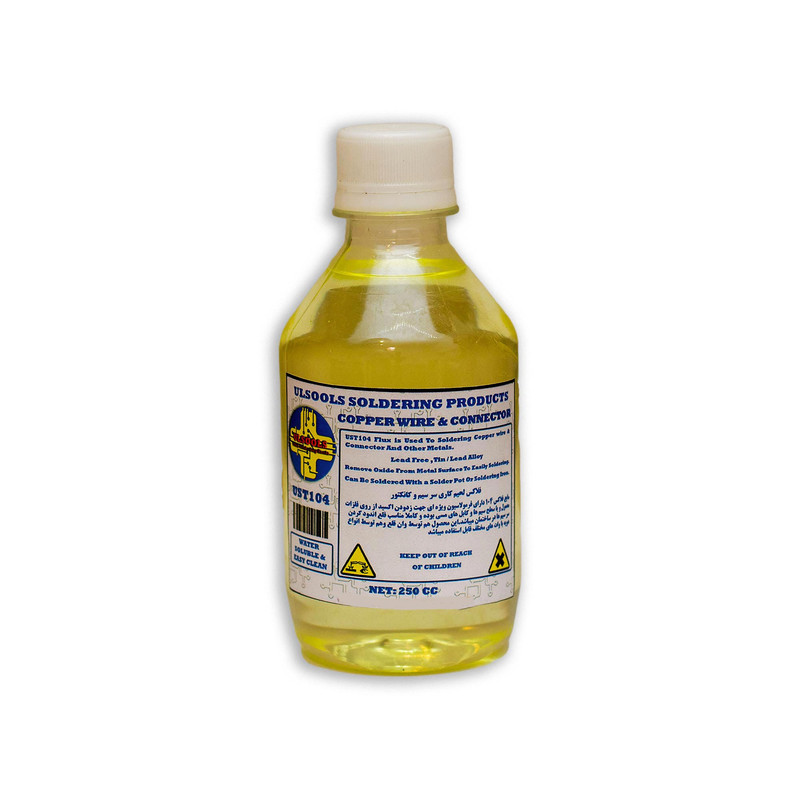 مایع فلاکس اولسولز مدل copperwire کد ust104 حجم 250 میلی لیتر
