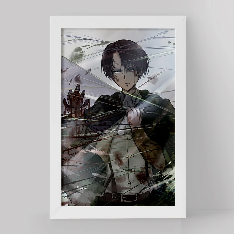 تابلو خندالو مدل لیوای انیمه اتک آن تایتان Attack on Titan کد 18619