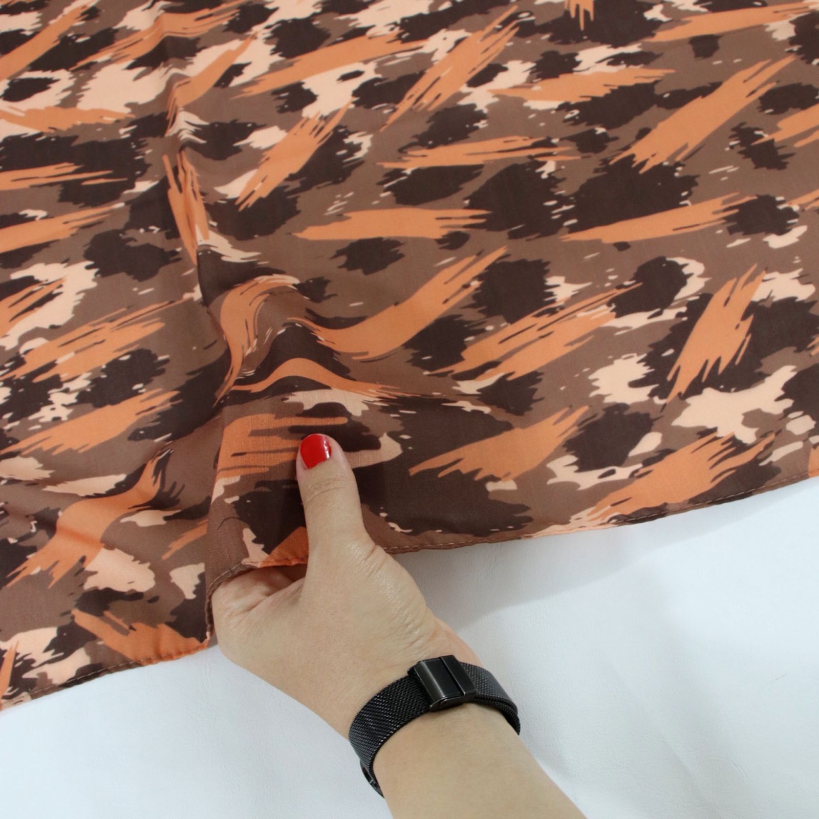 شال زنانه مدل نخی پلنگی کد 2791 - - 10