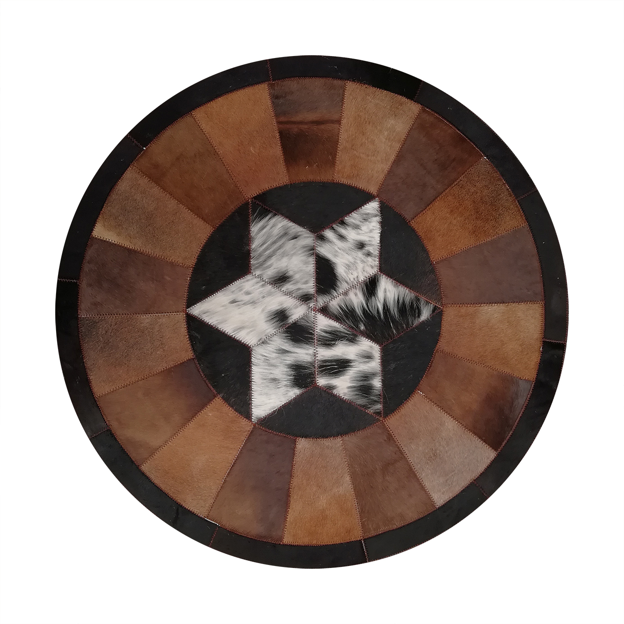 کلاژ فرش پوست و چرم کمالی مدل AD-0501