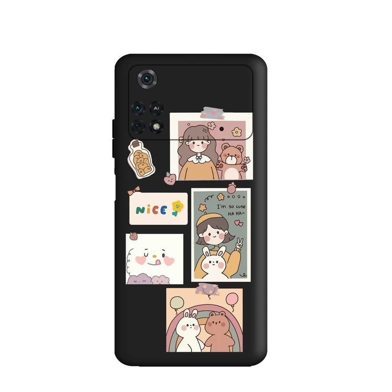 کاور قاب گارد طرح  قاب عکسی کد  FF969 مناسب برای گوشی موبایل شیائومی Poco m4 pro 4G