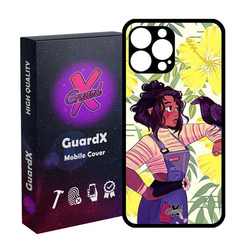 کاور گارد ایکس طرح دختر مدل Glass10337 مناسب برای گوشی موبایل اپل iPhone 14 Pro Max