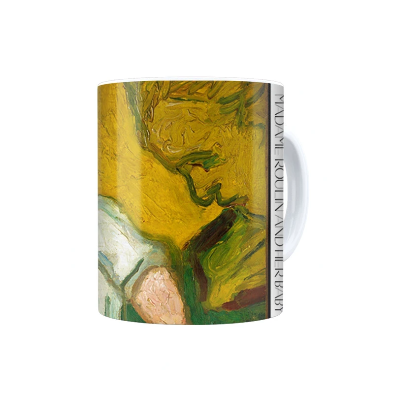 ماگ ترمه طراحان ایده مدل خانم رولین و نوزادش از ونگوگ کد art0056