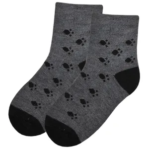 جوراب بچگانه مدل رد پای سگ کد 1001-3