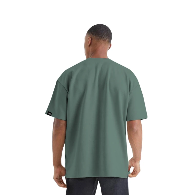 عکس شماره 4 : تی شرت اورسایز مردانه نوزده نودیک مدل ts1963 gr