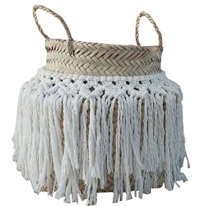 سبد حصیری طرح damas