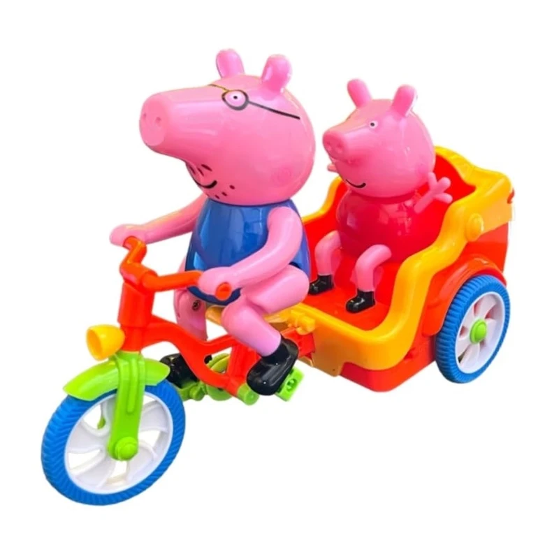 اسباب بازی مدل سه چرخه موزیکال طرح پپاپیگ