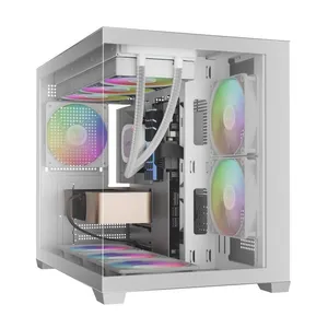 کیس کامپیوتر گیمینگ گیم دیاس مدل AURA GC10M WH