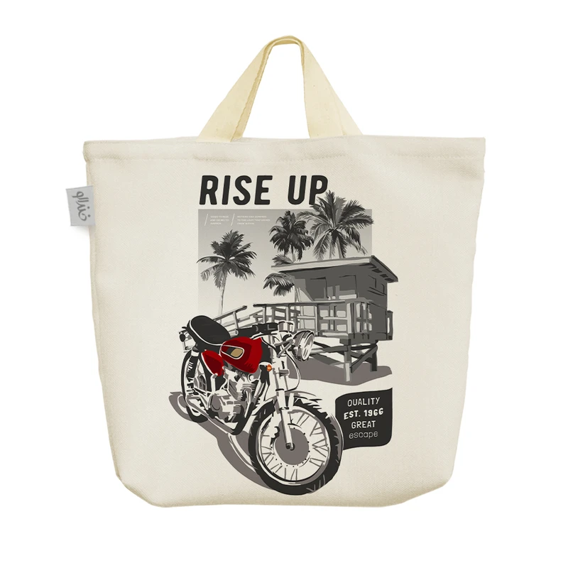 ساک خرید خندالو مدل موتور سیکلت کد 3293