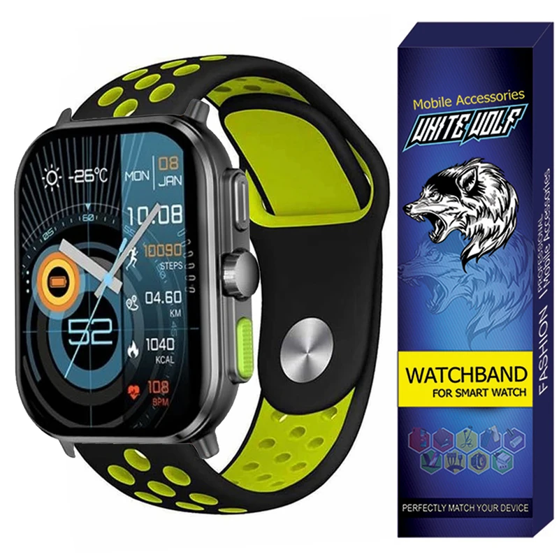 بند وایت ولف مدل WB-Nike مناسب برای ساعت هوشمند گلوریمی GS2 Pro