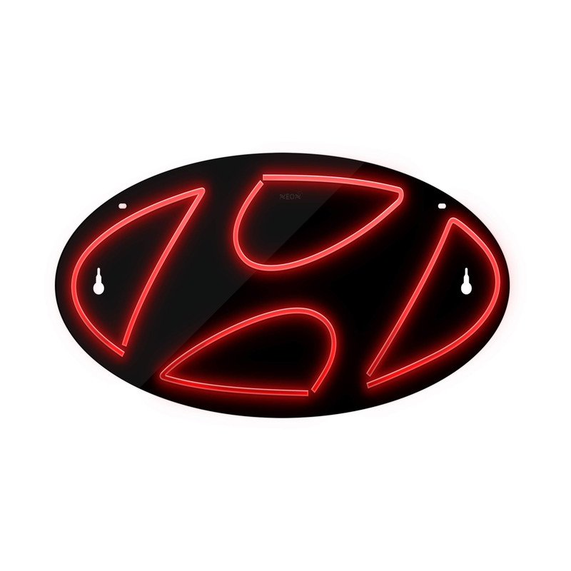 چراغ دیواری نئون دیزاین طرح BL_RD