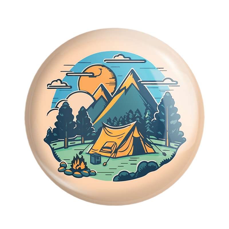 مگنت خندالو مدل کمپینگ کد 26054