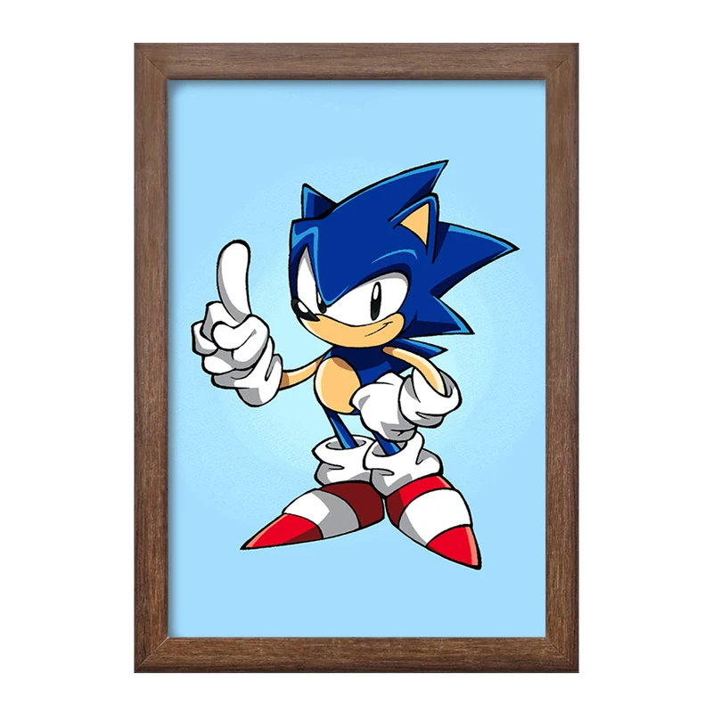 تابلو خندالو طرح سونیک (Sonic) کد F1958