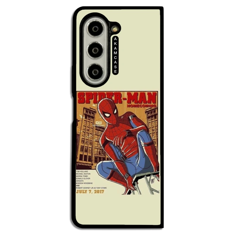 کاور آکام مدل AMC-WSGZFOLD5-SPIDER MAN14 مناسب برای گوشی موبایل سامسونگ Galaxy Z Fold 5