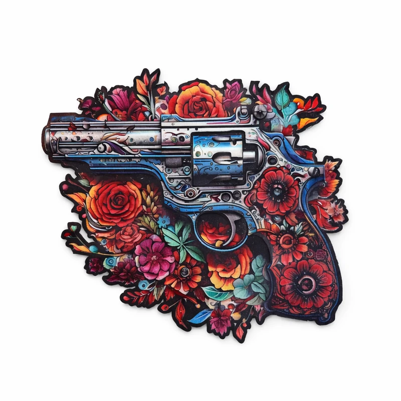 پازل 214 تکه مدل تفنگ صلح مناسب برای رده سنی 8 سال به بالا