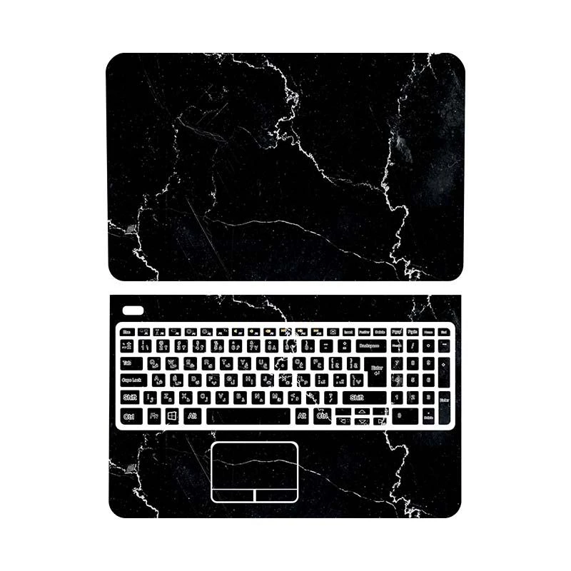 استیکر لپ تاپ توییجین و موییجین طرح marble 01 مناسب برای لپ تاپ دل inspiron n5010