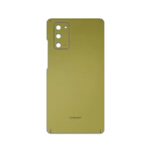 MAHOOT Matte-Gold Cover Sticker for Samsung Galaxy Note20